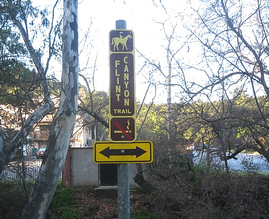 Flint Canyon Sign